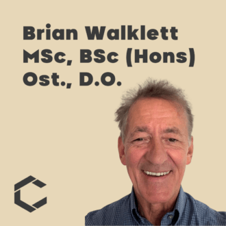Brian Walklett D.O. – lektor Cadan School of Osteopathy